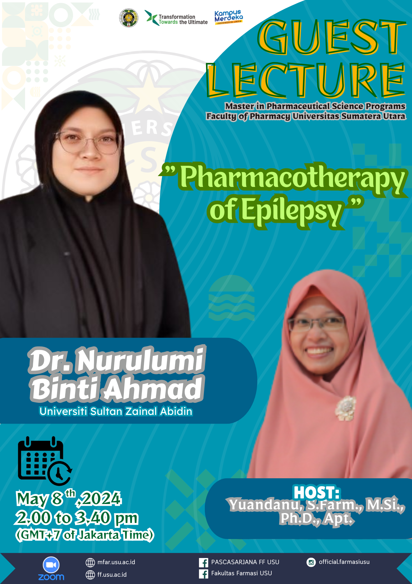 Guest Lecturer: Pharmacotherapy of Epilepsy